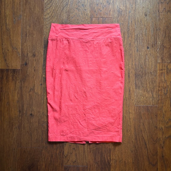 ABN Dresses & Skirts - ABN Red Coral Pencil Skirt – Size L